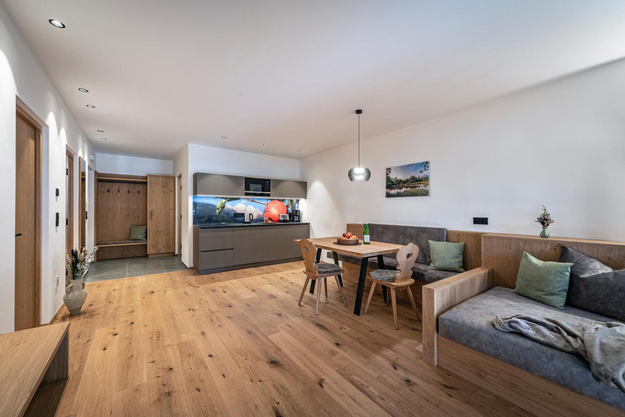 Natz-Schabs Trinnerhof- Hof Chalets Und Obsthof Mit Zimmer מראה חיצוני תמונה